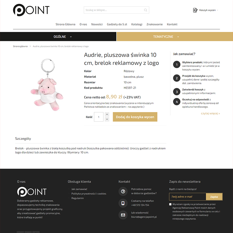 Point – katalog produktów na Magento